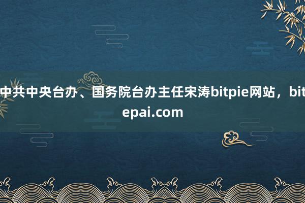 中共中央台办、国务院台办主任宋涛bitpie网站，bitepai.com