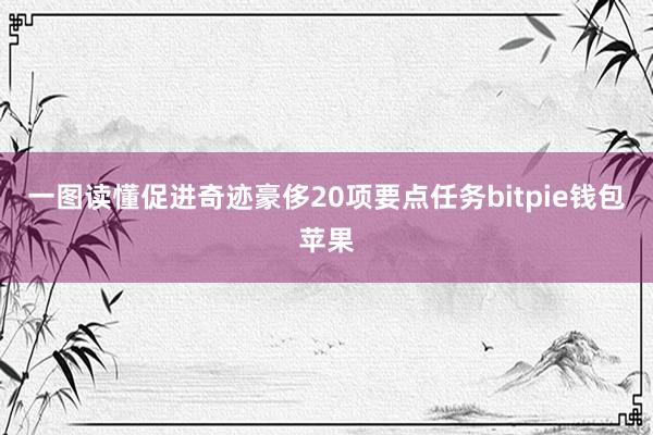 一图读懂促进奇迹豪侈20项要点任务bitpie钱包苹果