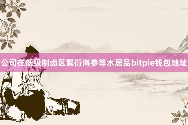 公司在低级制卤区繁衍海参等水居品bitpie钱包地址