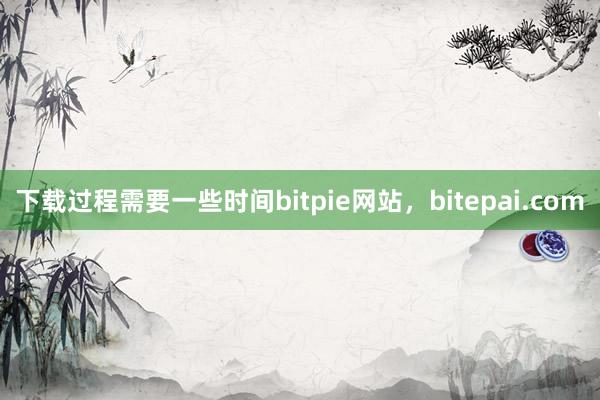 下载过程需要一些时间bitpie网站，bitepai.com