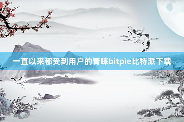 一直以来都受到用户的青睐bitpie比特派下载