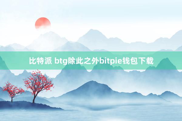 比特派 btg除此之外bitpie钱包下载