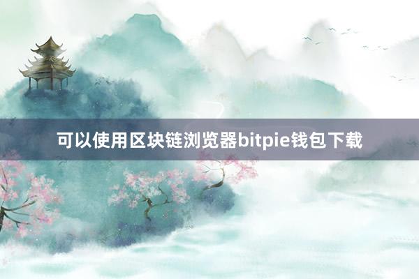 可以使用区块链浏览器bitpie钱包下载