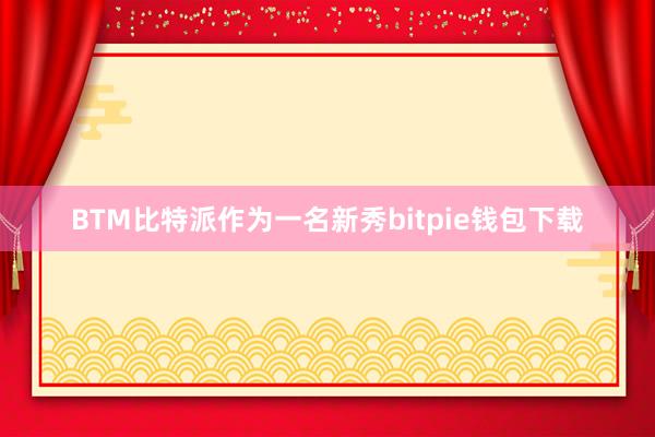 BTM比特派作为一名新秀bitpie钱包下载