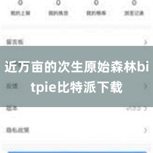 近万亩的次生原始森林bitpie比特派下载