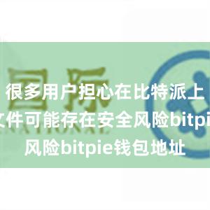 很多用户担心在比特派上下载的文件可能存在安全风险bitpie钱包地址