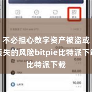 不必担心数字资产被盗或丢失的风险bitpie比特派下载