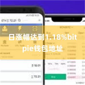 日涨幅达到1.18%bitpie钱包地址