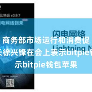 商务部市场运行和消费促进司司长徐兴锋在会上表示bitpie钱包苹果