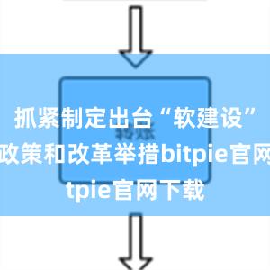 抓紧制定出台“软建设”配套政策和改革举措bitpie官网下载