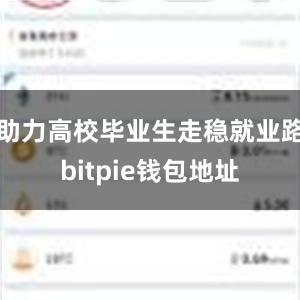 助力高校毕业生走稳就业路bitpie钱包地址